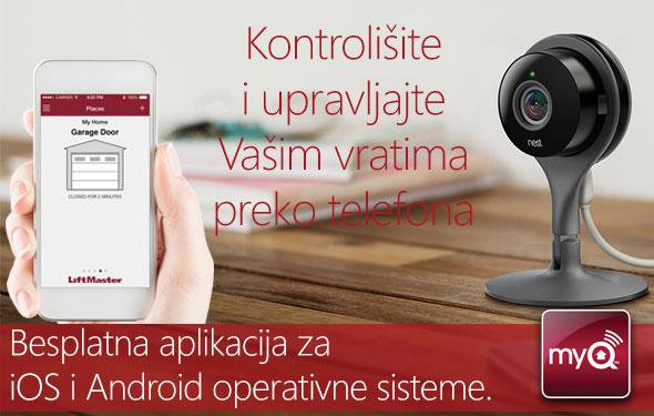 Garažna vrata upravljana mobilnim telefonom - moderna tehnologija