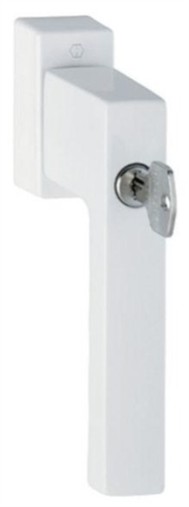Ručica Toulon bela sa ključem - dodatna zaštita za vaše prozore
